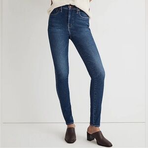 Madewell Roadtripper High Rise Skinny Jeans Dark Wash Denim Size 28